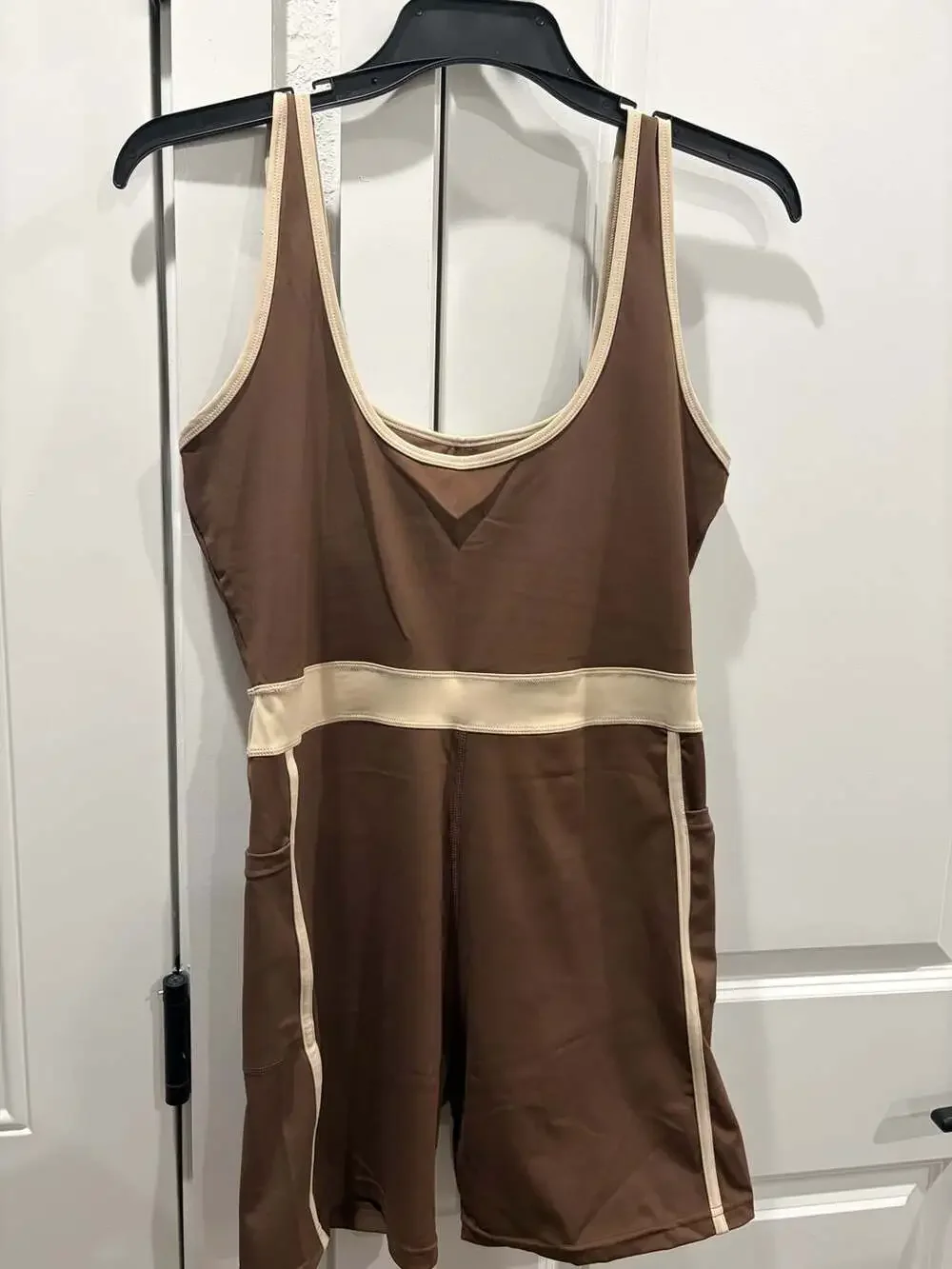 Otos Colorblock Athletic Romper with Pockets